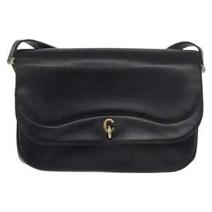 Dior Leather Shoulder Bag Black